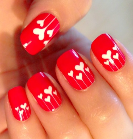Unhas coffin castanhas edgy toes Kaka Nail Art: A Meaningful Heart Nail Design